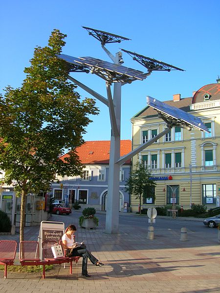 energy solar-tree city-of-gleisdorf